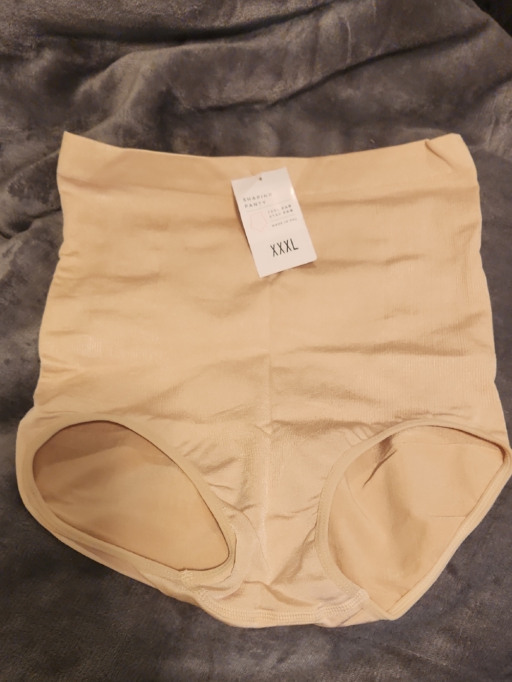 🔥Shapermint 3XL High Waist Shapewear Briefs in Beige